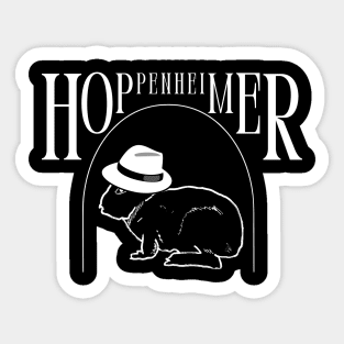 Oppenheimer via Beatrix Potter Sticker